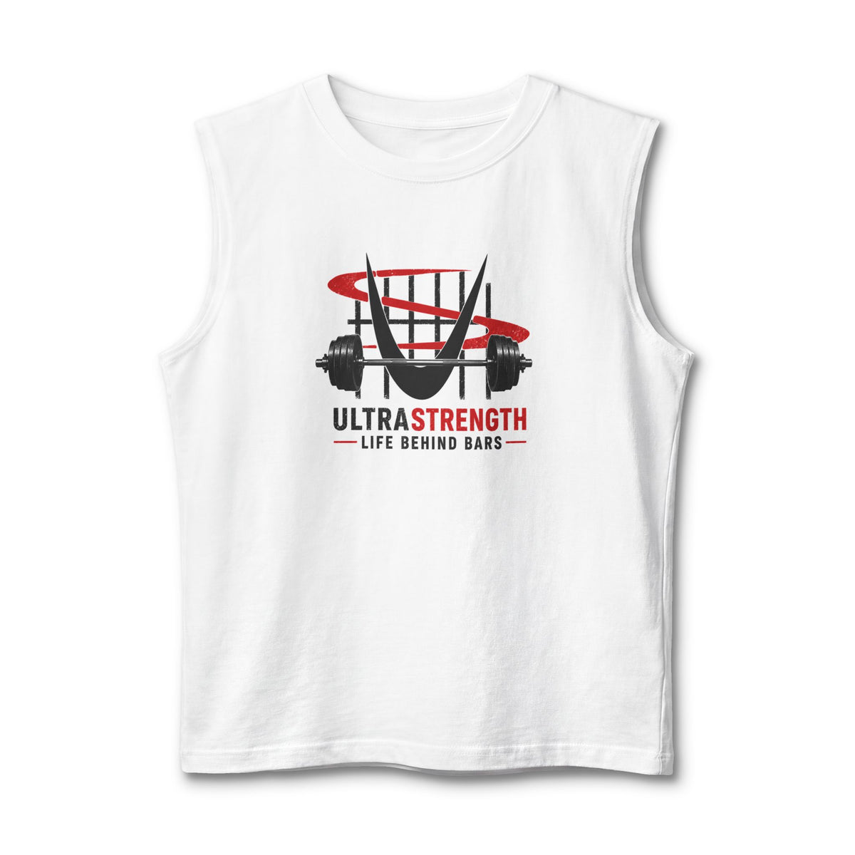 Muscle Tank — UltraStrength “Life Behind Bars” Gym Tank Top
