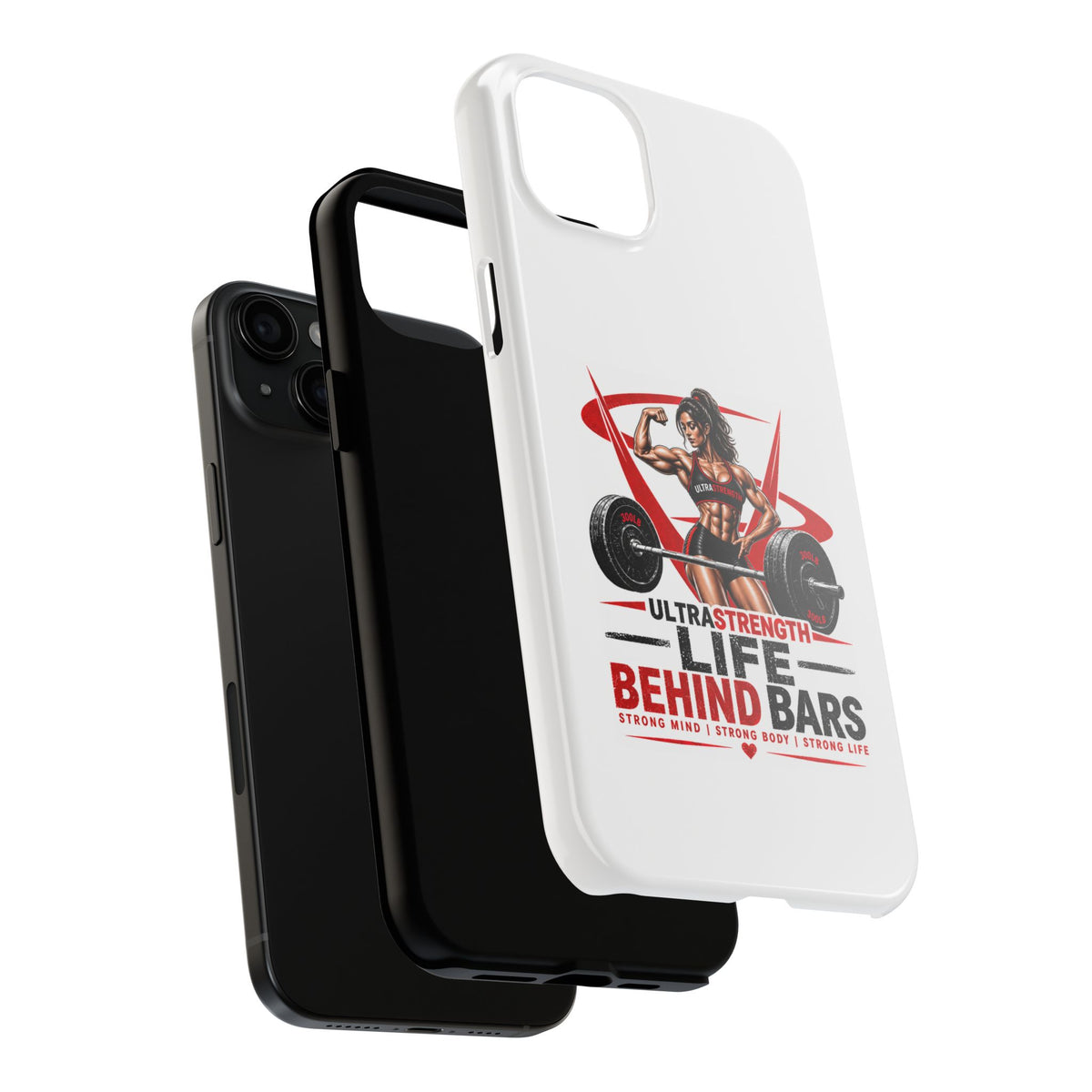 Phone Case — 'Life Behind Bars' Weightlifting Strength Gym Phone Cover
