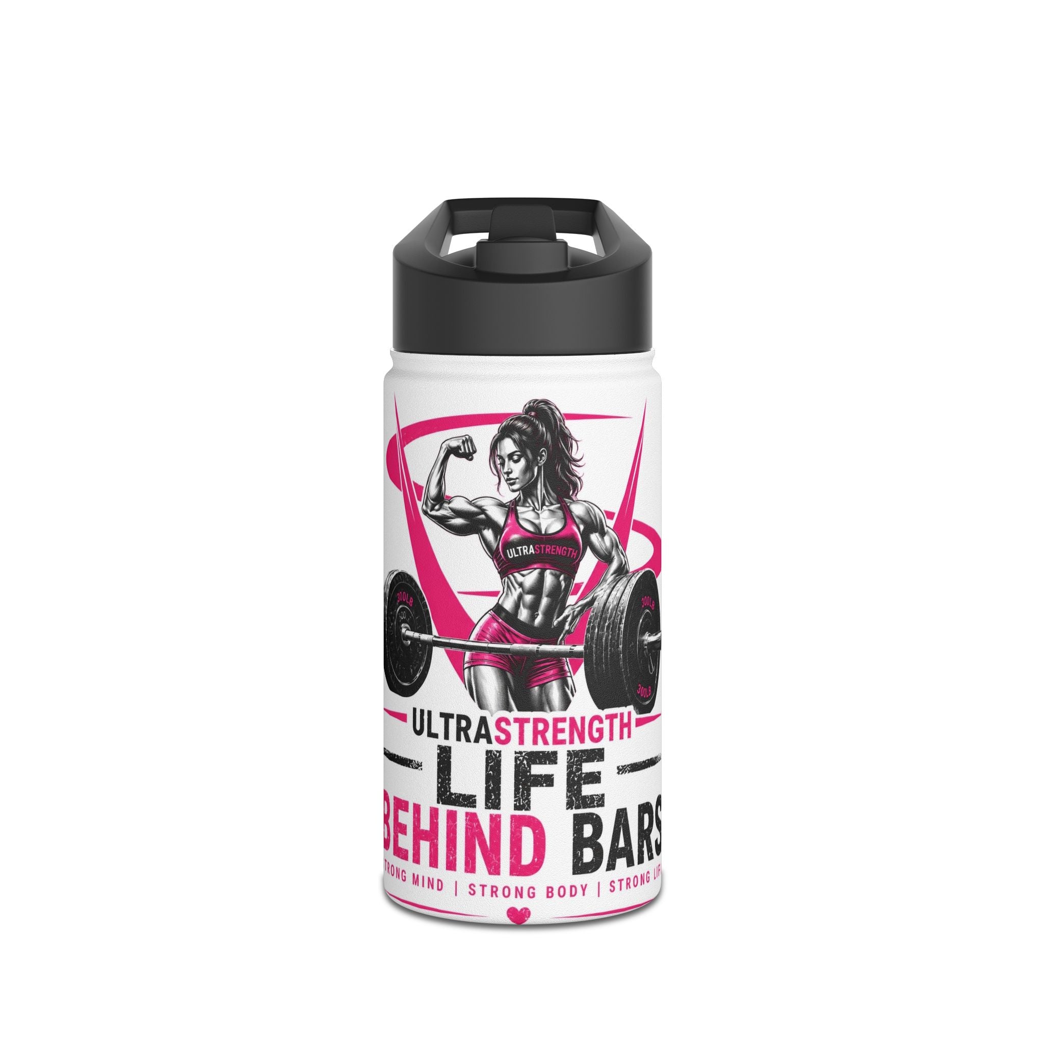 Ultra Strength "Life Behind Bars" Stainless Steel Water Bottle