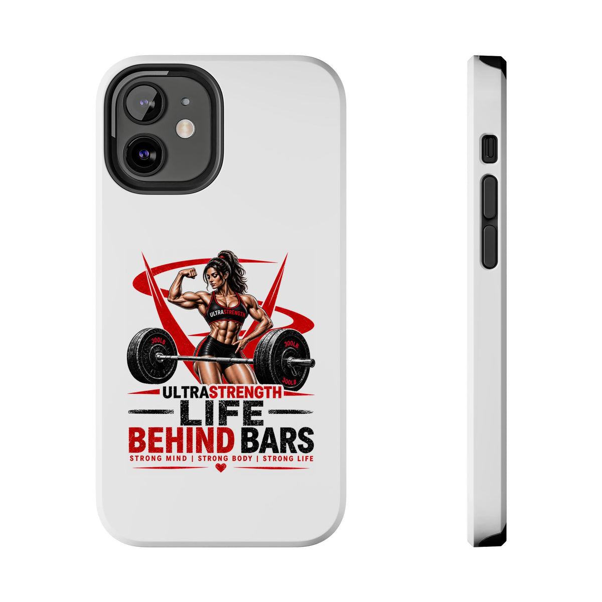 Phone Case — 'Life Behind Bars' Weightlifting Strength Gym Phone Cover