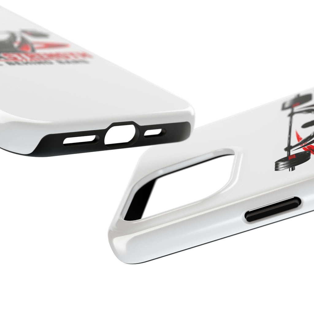 Ultra Strength 'Life Behind Bars' Tough Phone Case — Weightlifting Barbell Design