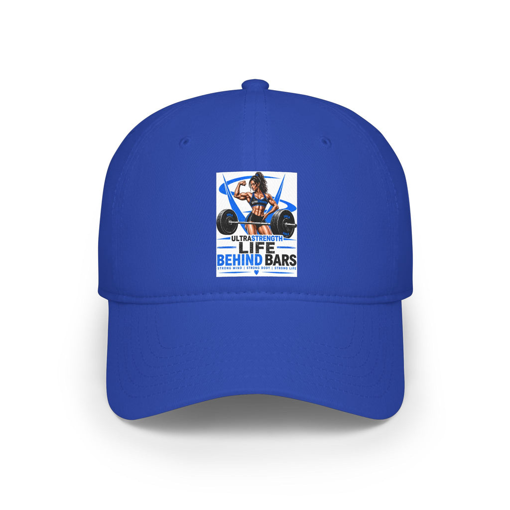 Low Profile Cap — "Life Behind Bars" Weightlifting Graphic Hat