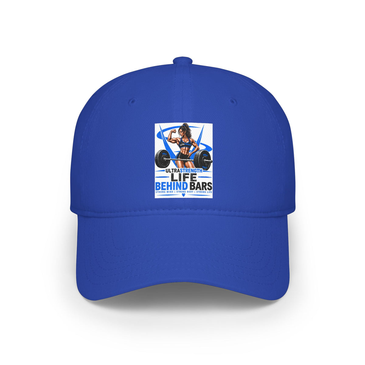Low Profile Cap — "Life Behind Bars" Weightlifting Graphic Hat
