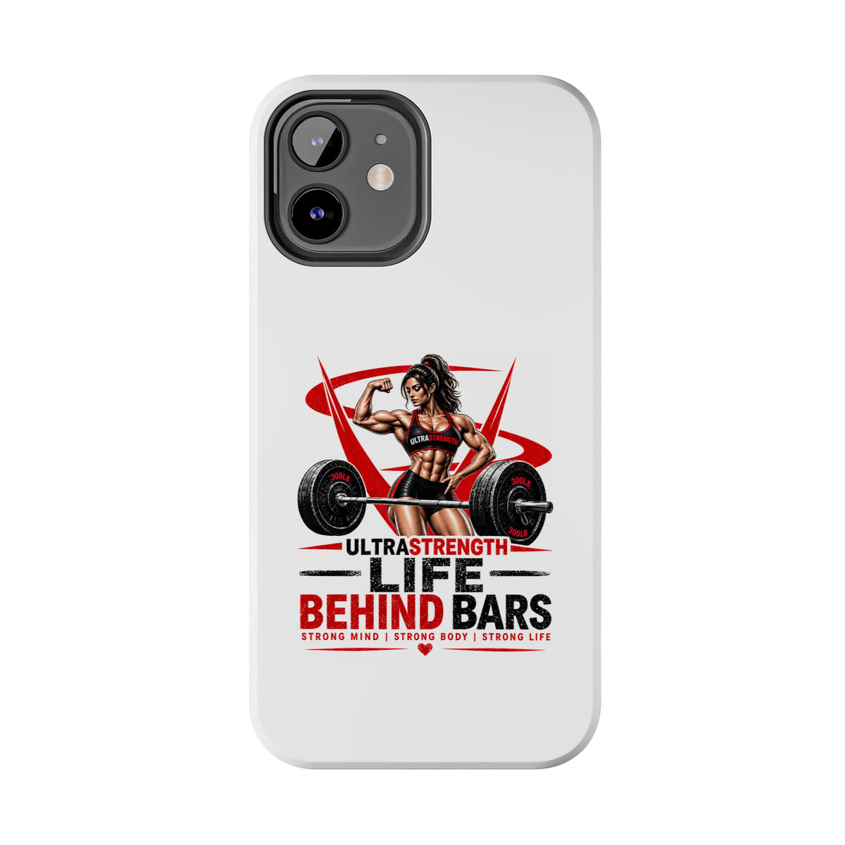 Phone Case — 'Life Behind Bars' Weightlifting Strength Gym Phone Cover