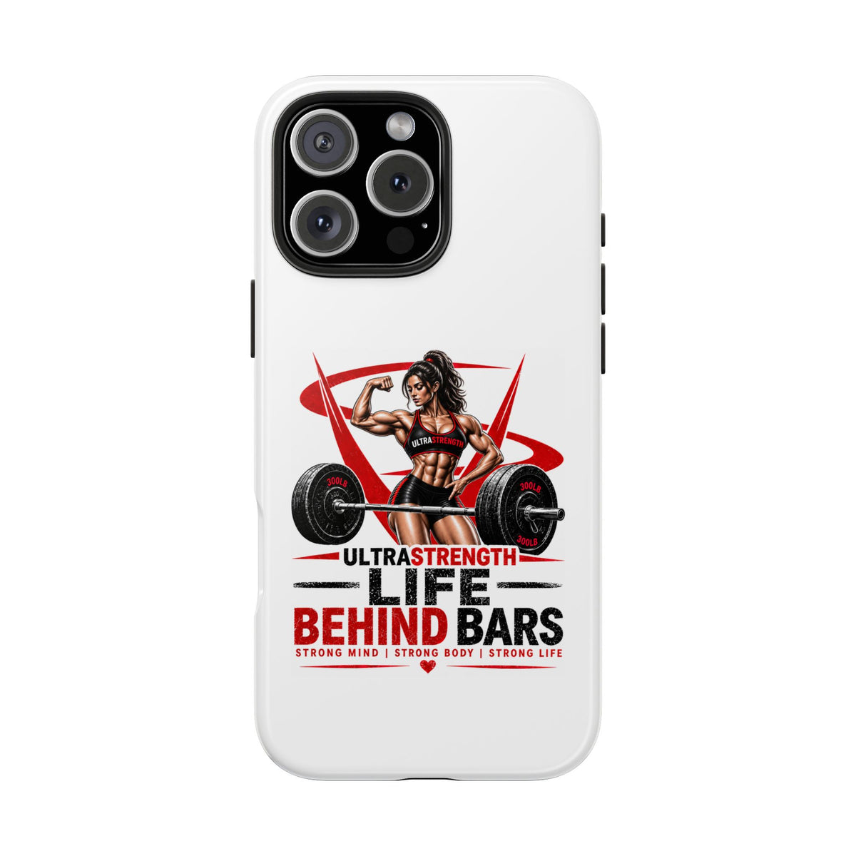 Phone Case — 'Life Behind Bars' Weightlifting Strength Gym Phone Cover