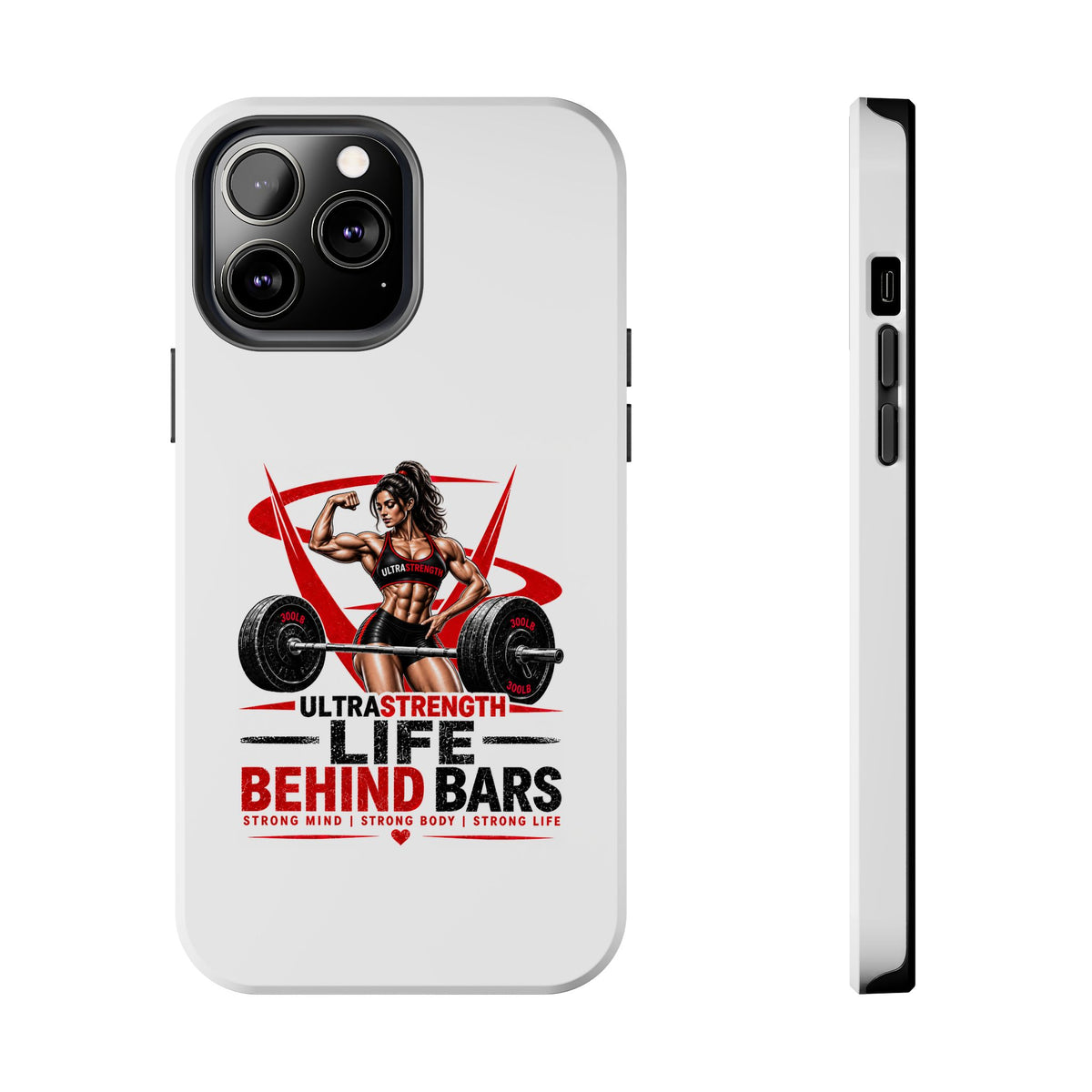 Phone Case — 'Life Behind Bars' Weightlifting Strength Gym Phone Cover