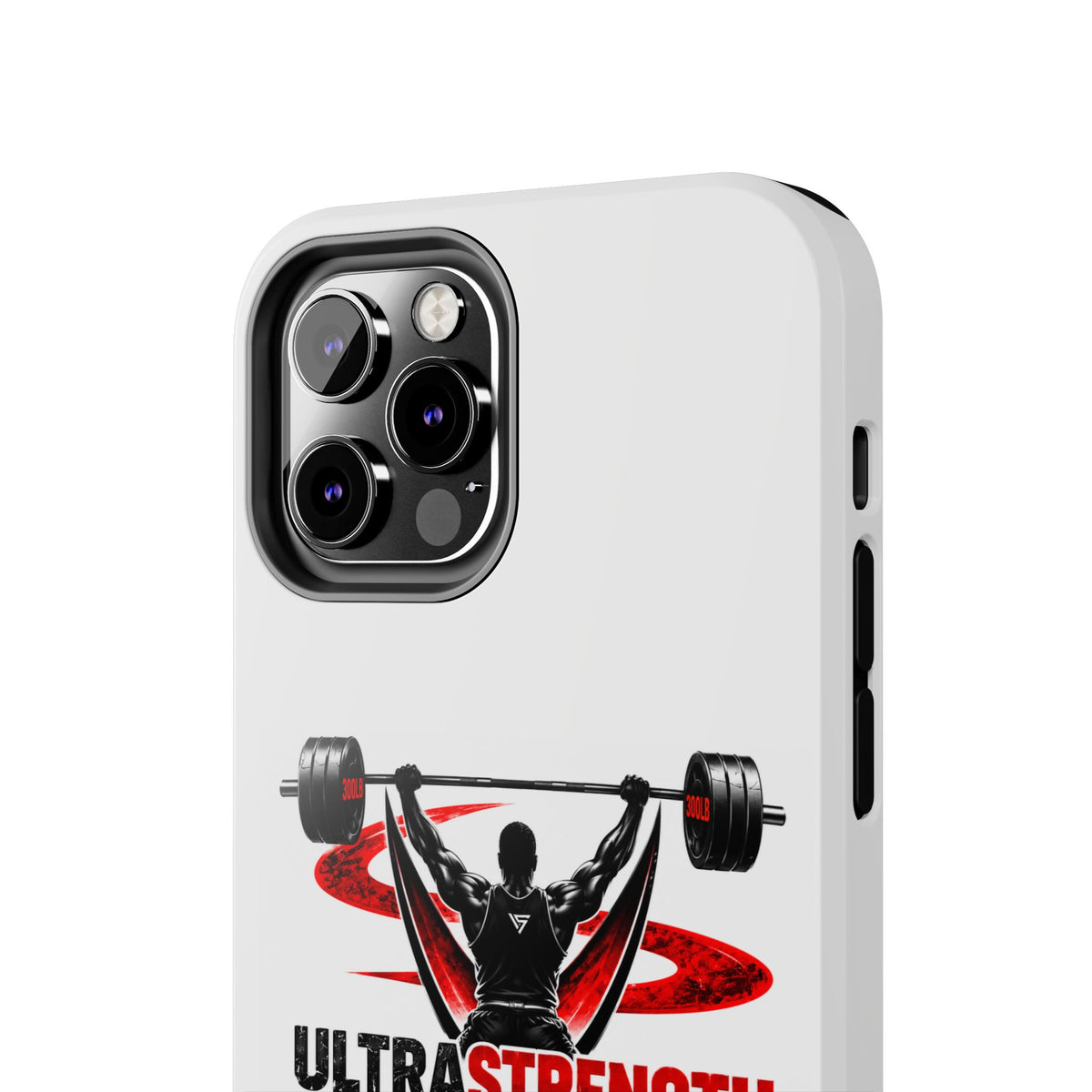 Ultra Strength 'Life Behind Bars' Tough Phone Case — Weightlifting Barbell Design