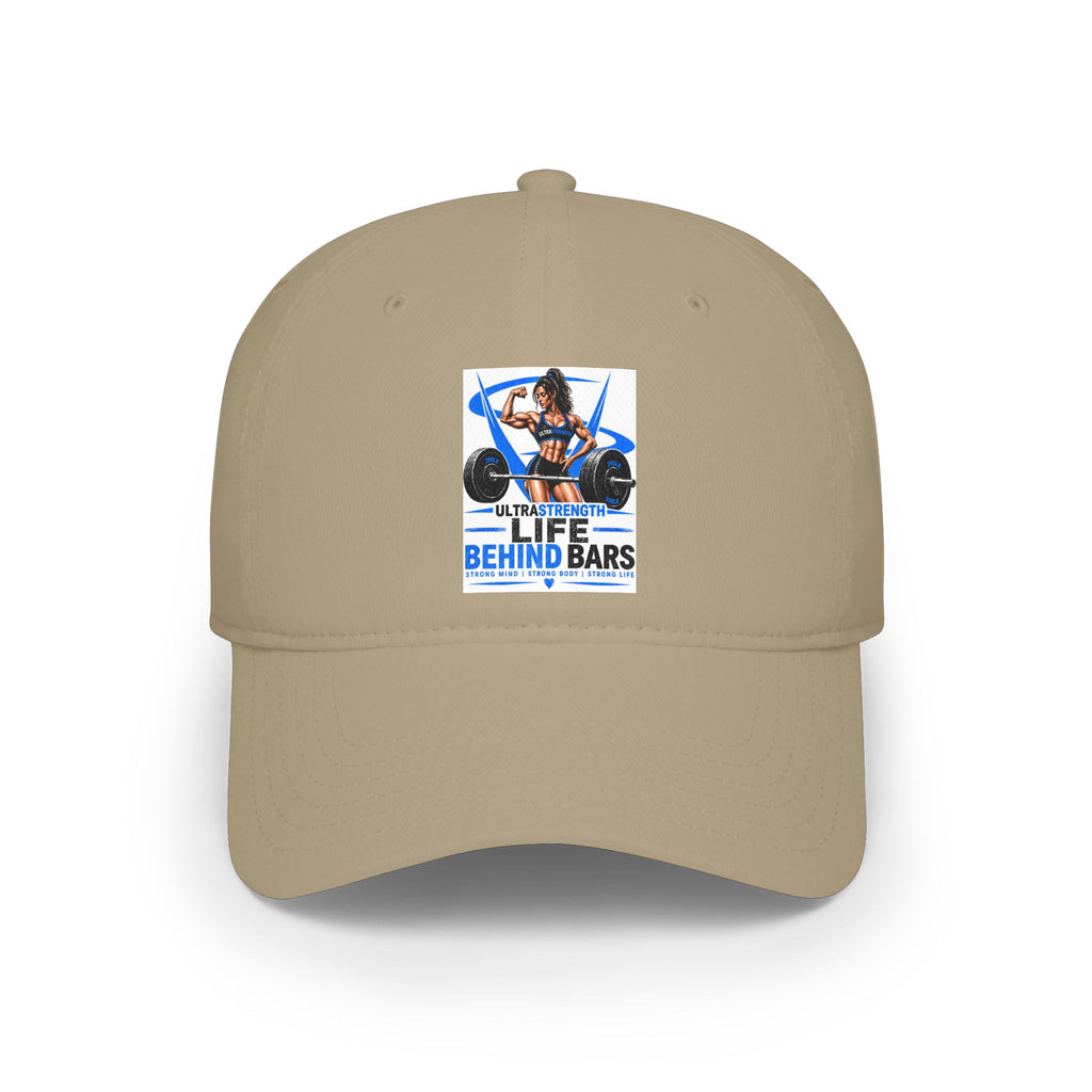 Low Profile Cap — "Life Behind Bars" Weightlifting Graphic Hat