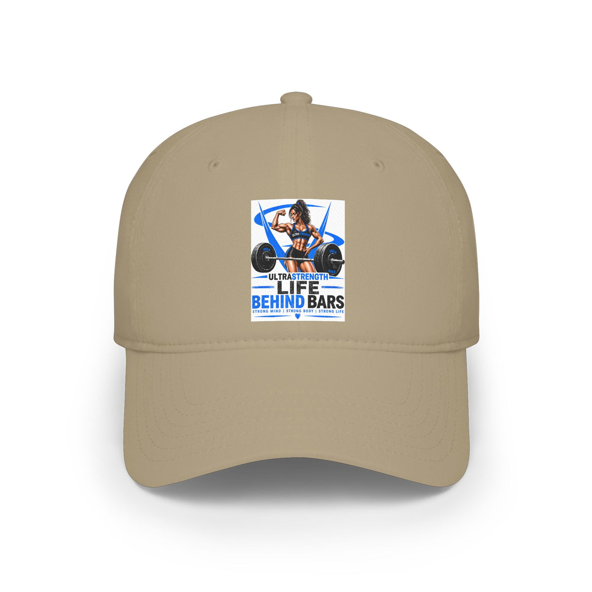 Low Profile Cap — "Life Behind Bars" Weightlifting Graphic Hat