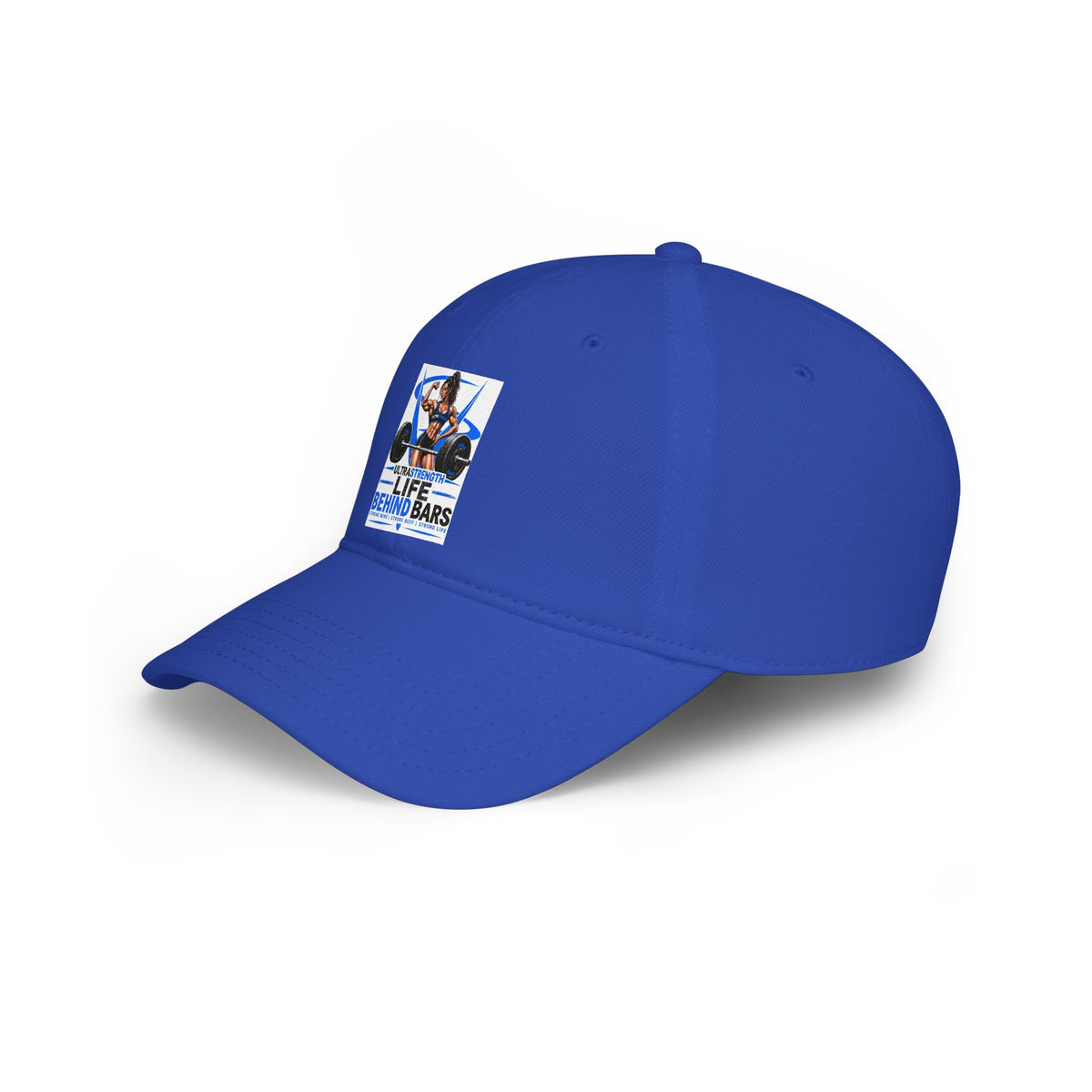 Low Profile Cap — "Life Behind Bars" Weightlifting Graphic Hat