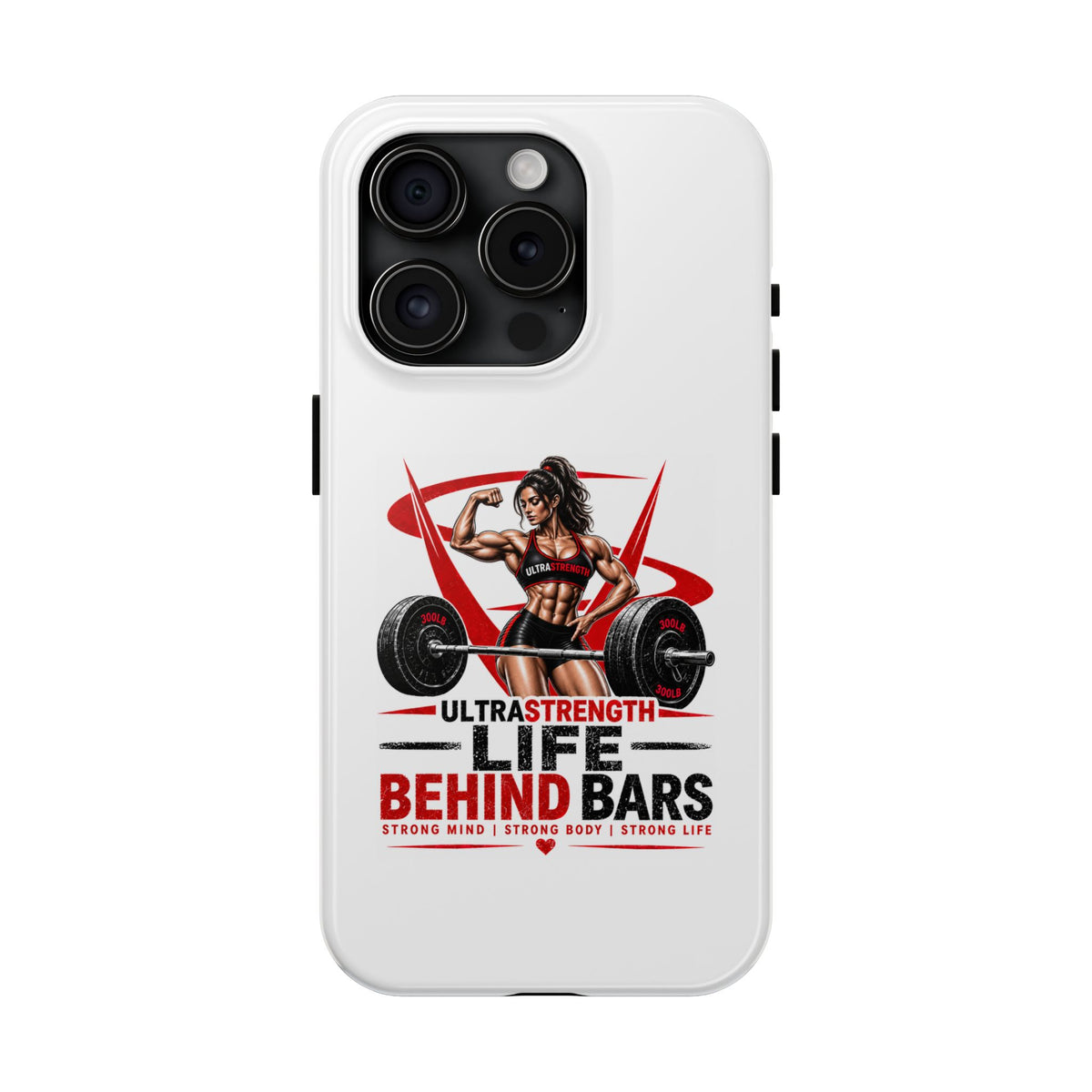 Phone Case — 'Life Behind Bars' Weightlifting Strength Gym Phone Cover