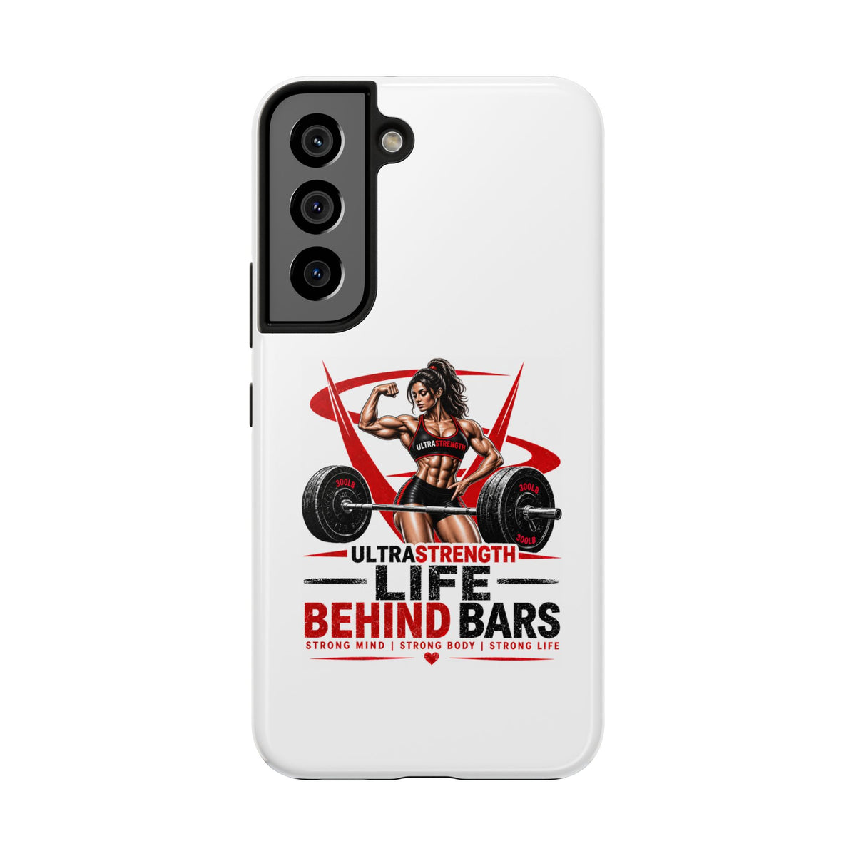 Phone Case — 'Life Behind Bars' Weightlifting Strength Gym Phone Cover