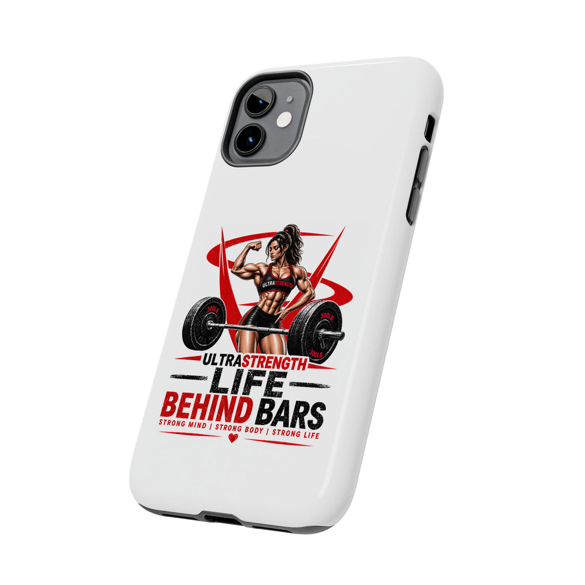 Phone Case — 'Life Behind Bars' Weightlifting Strength Gym Phone Cover