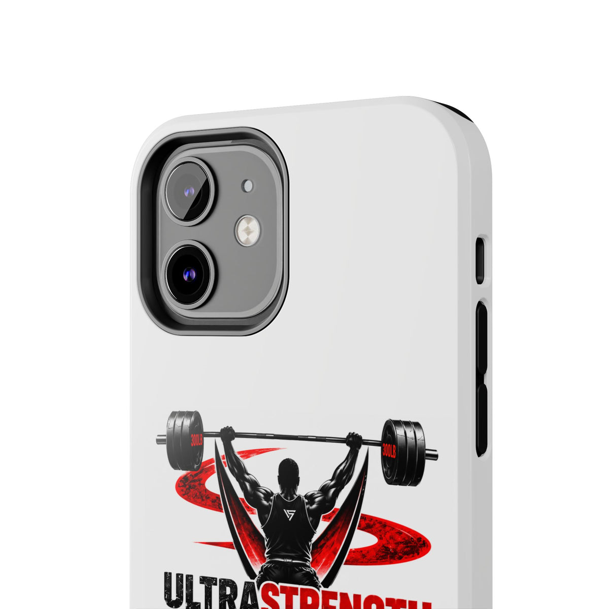 Ultra Strength 'Life Behind Bars' Tough Phone Case — Weightlifting Barbell Design